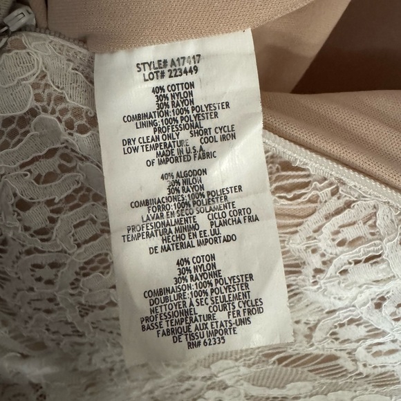 Betsy & Adam Lace Fit & Flare Dress - Size 2 - Picture 8 of 13